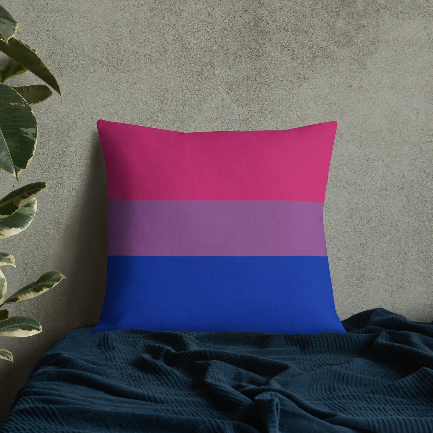 Bisexual Pride Flag Premium Pillow