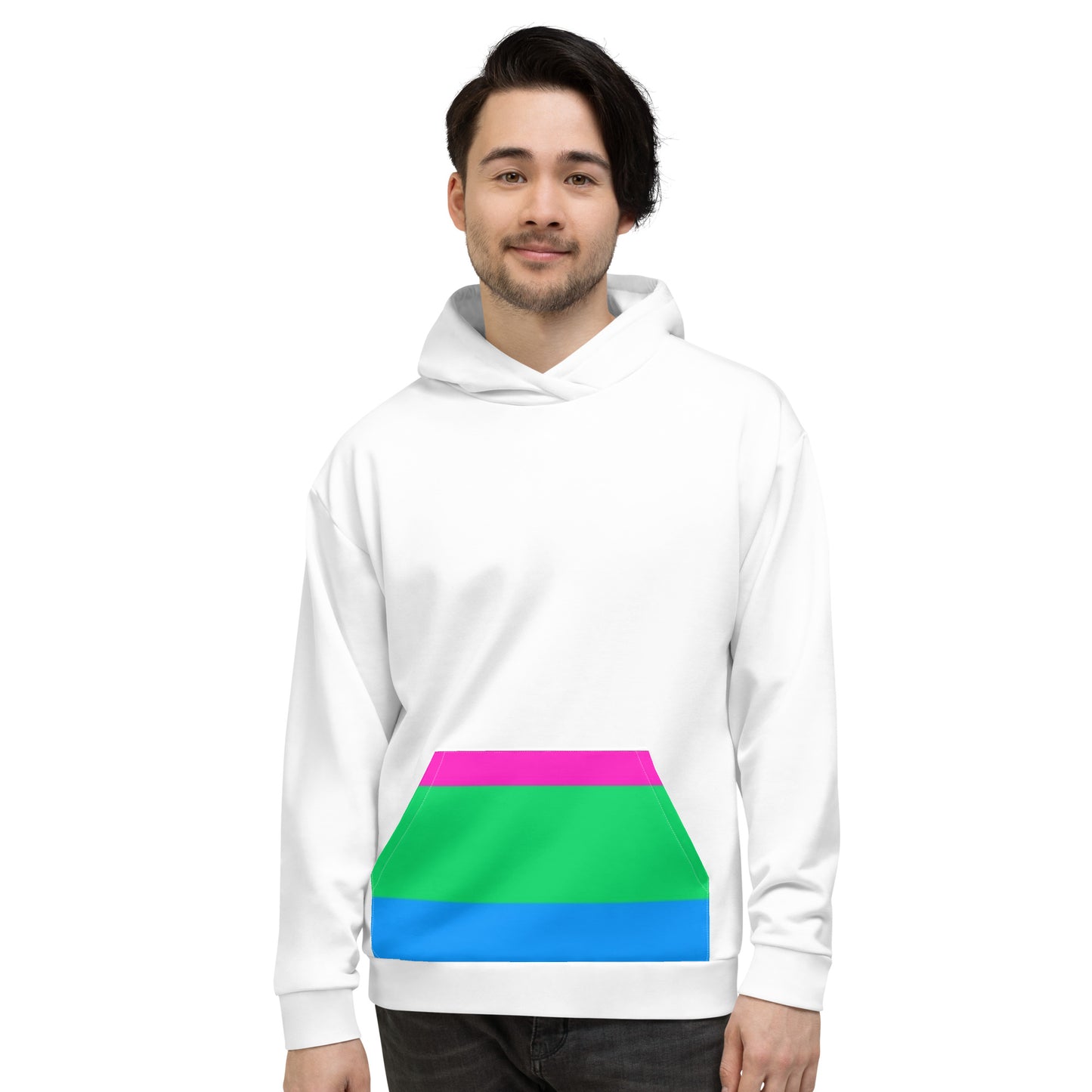 Polysexual Pride Flag Hoodie
