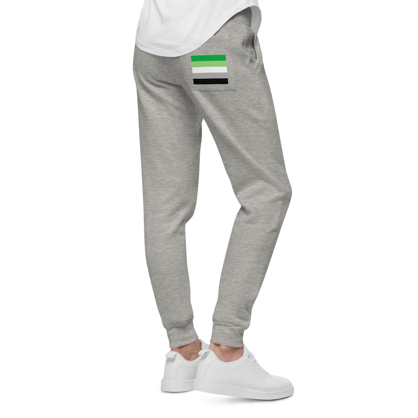 Aromantic Pride Flag Fleece Sweatpants