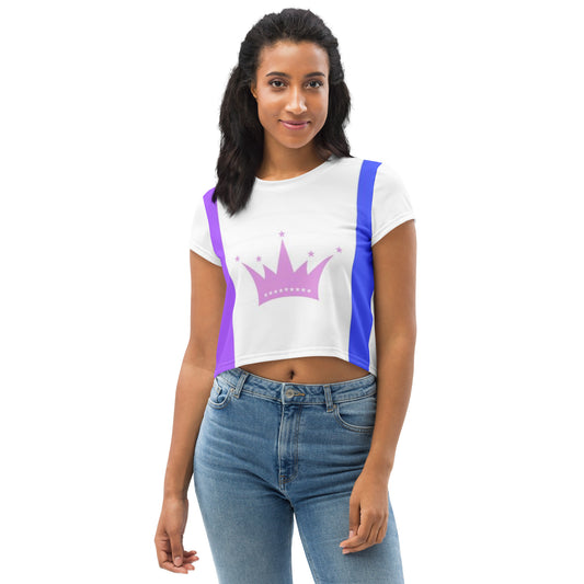 Drag Pride Flag Crop Tee