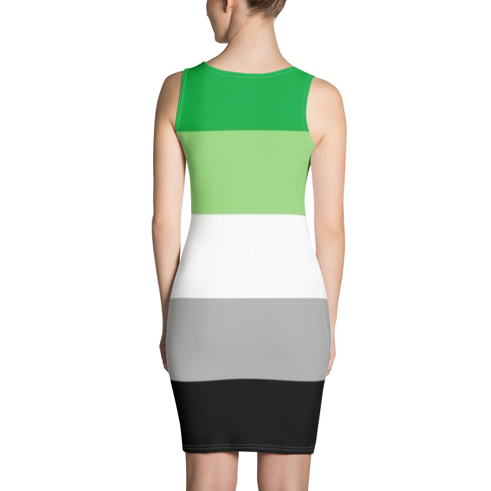 Aromantic Pride Flag Dress