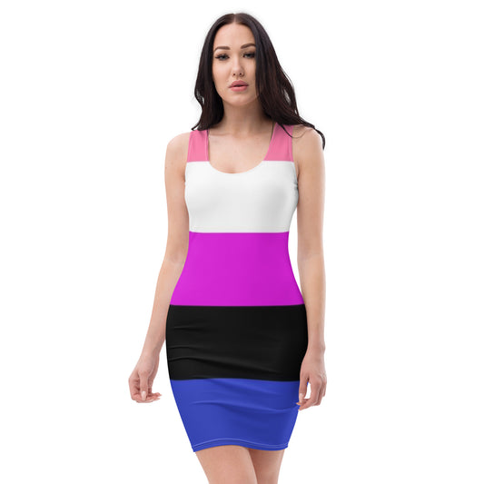 Genderfluid Pride Flag Dress