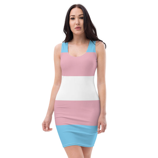 Transgender Pride Flag Dress