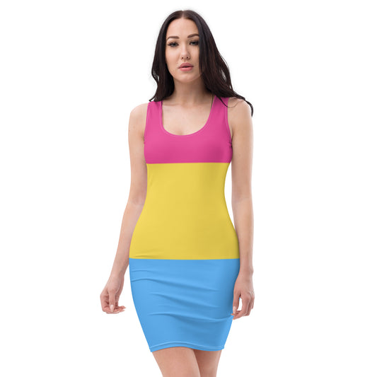 Pansexual Pride Flag Dress