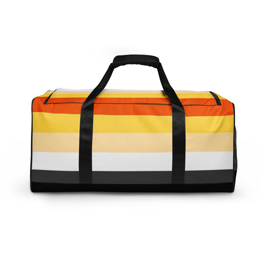 Bear Brotherhood Pride Flag Duffle bag