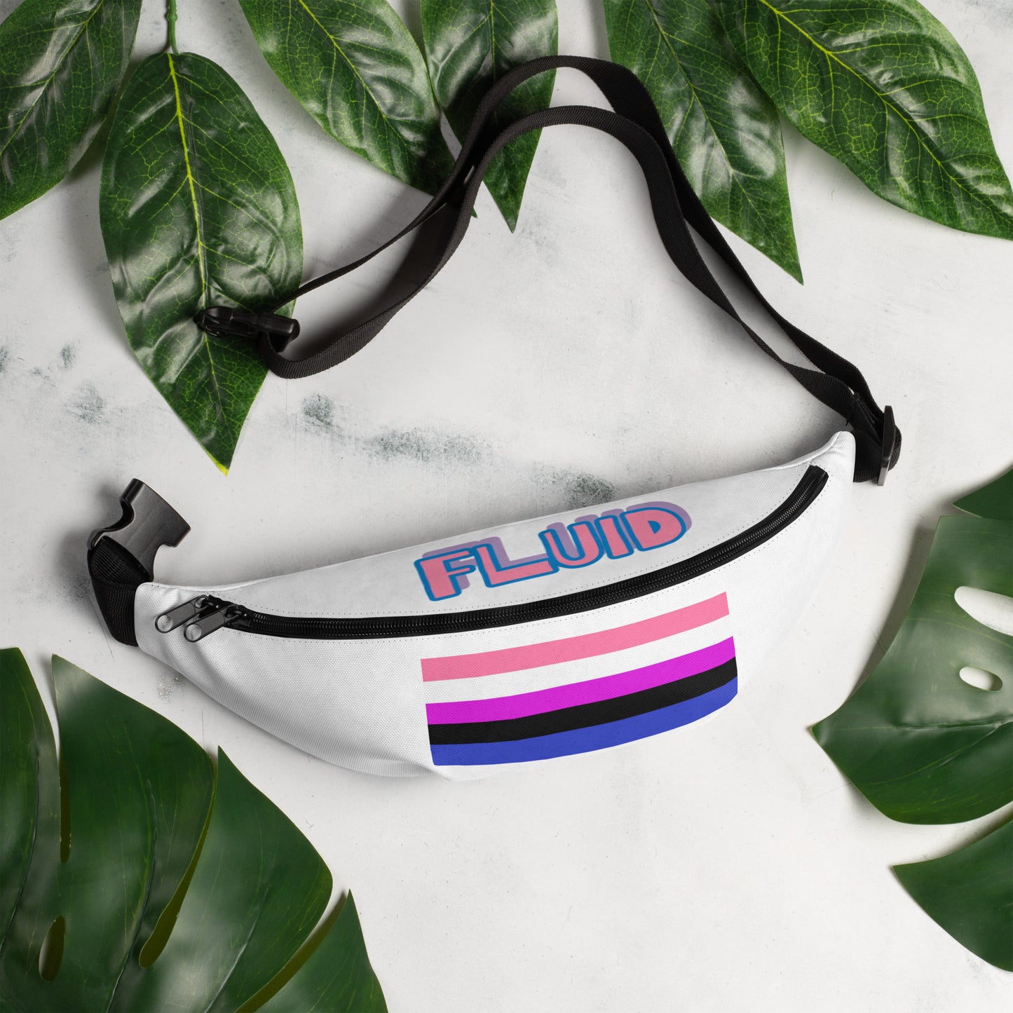 Genderfluid Pride Flag Fanny Pack