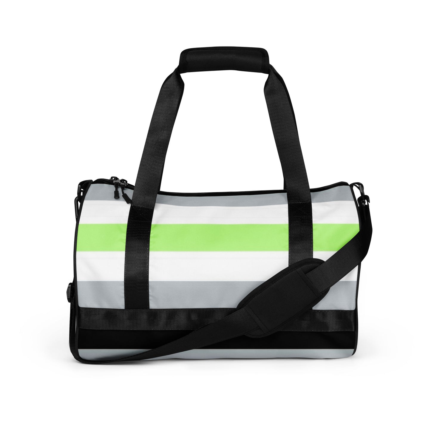 Agender Pride Flag Gym Bag