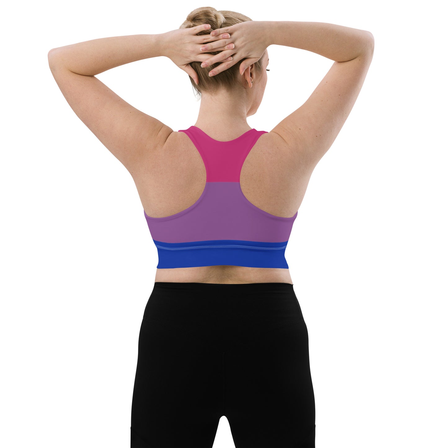 Bisexual Pride Flag Sports Bra