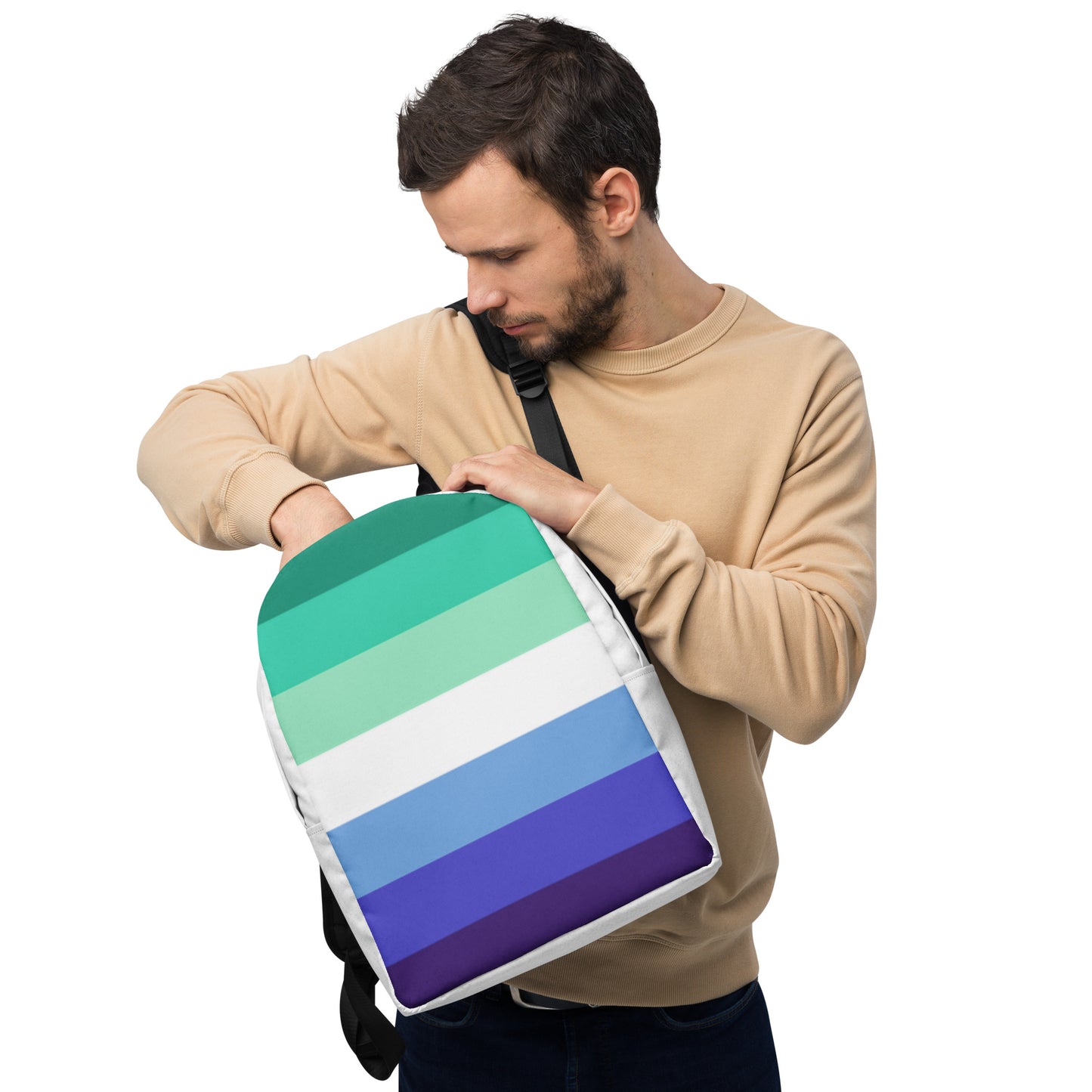 Gay Men's Pride Flag Backpack