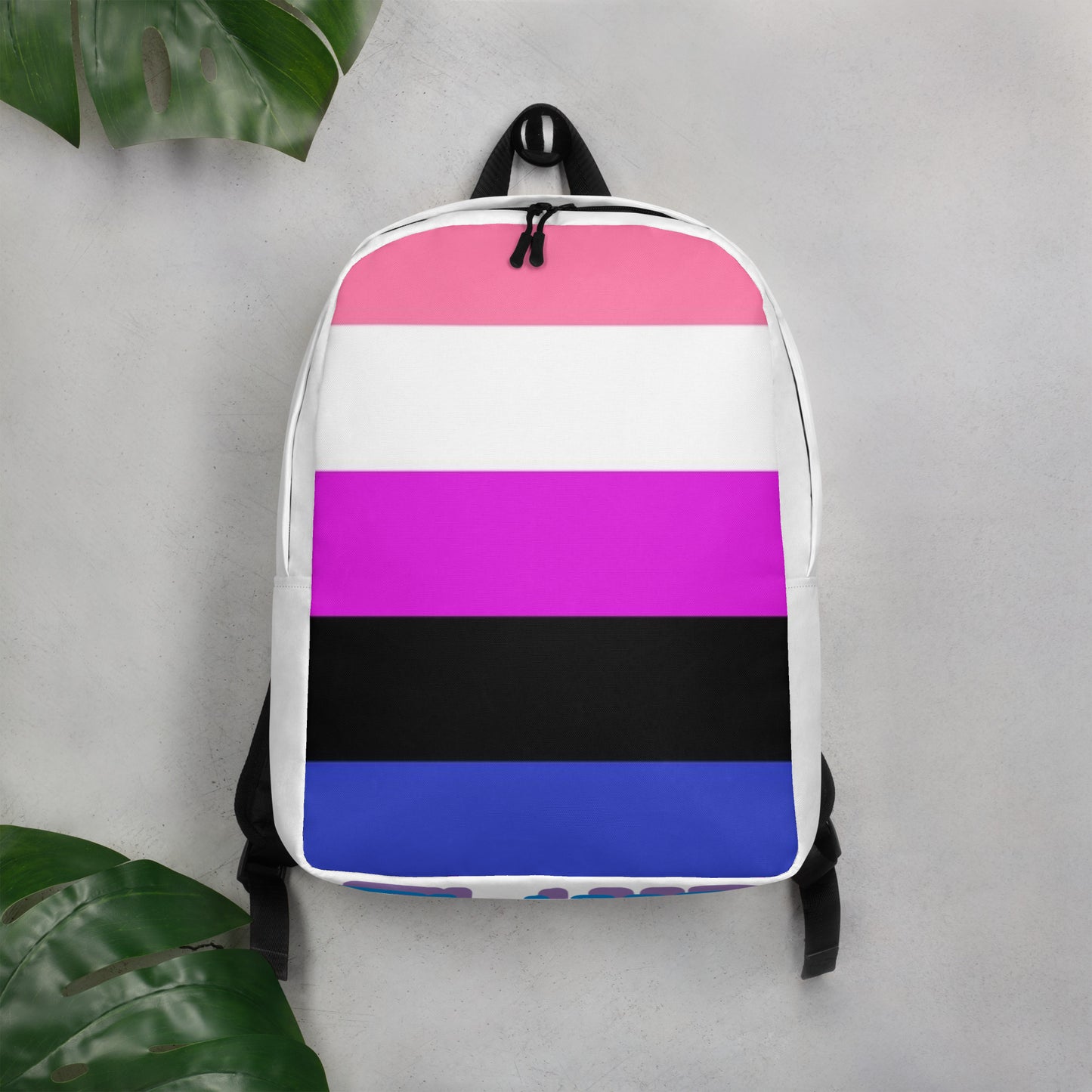 Genderfluid Pride Flag Backpack