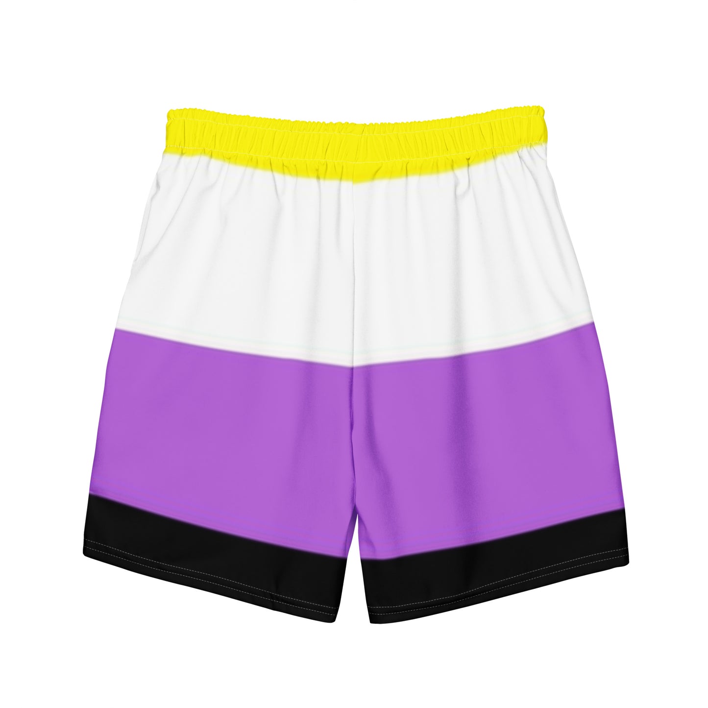 Non-Binary Pride Flag Swim Trunks