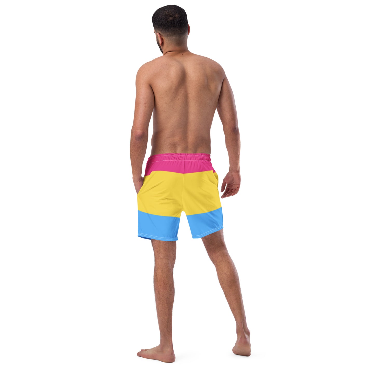 Pansexual Pride Flag Swim Trunks