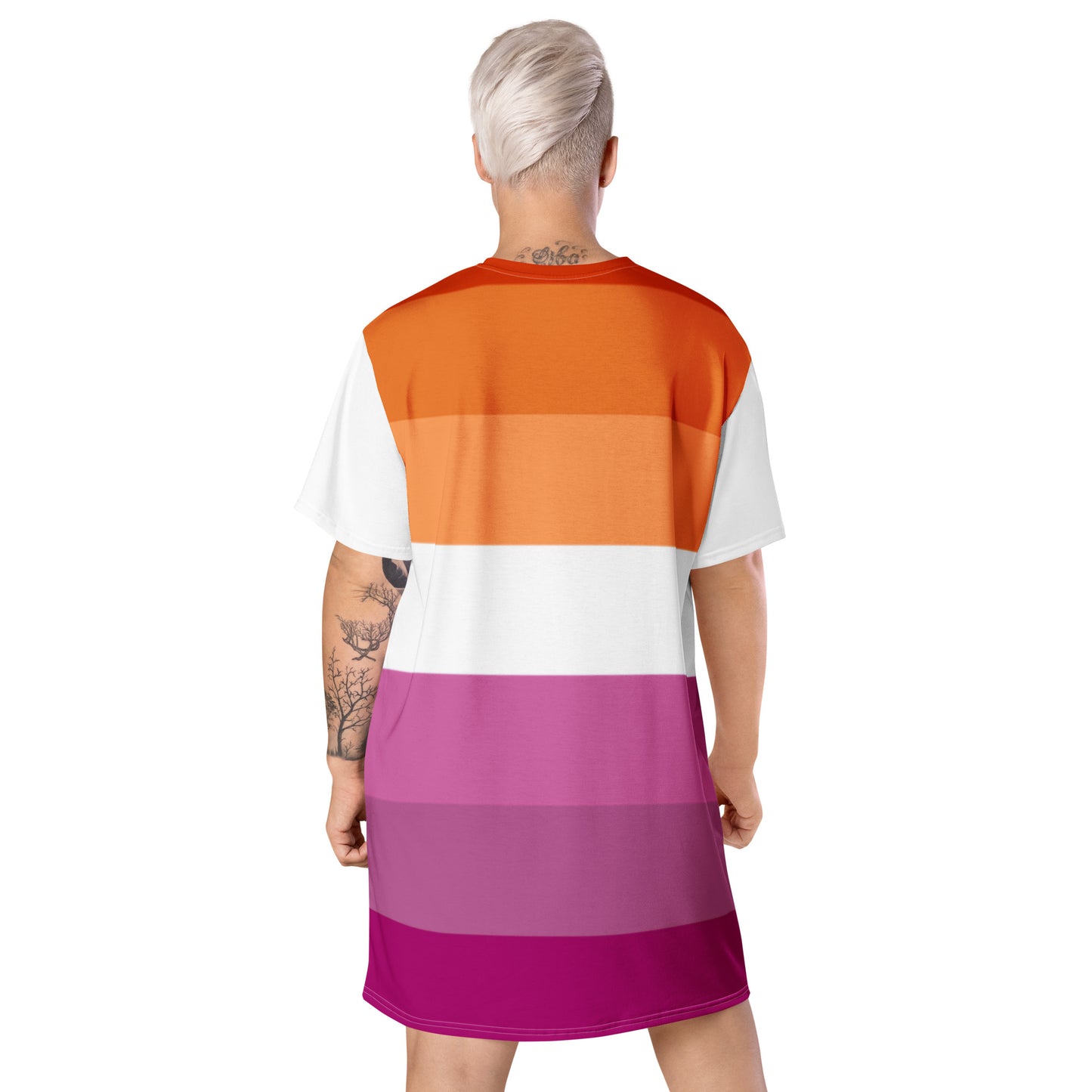 Lesbian Pride Flag T-shirt dress