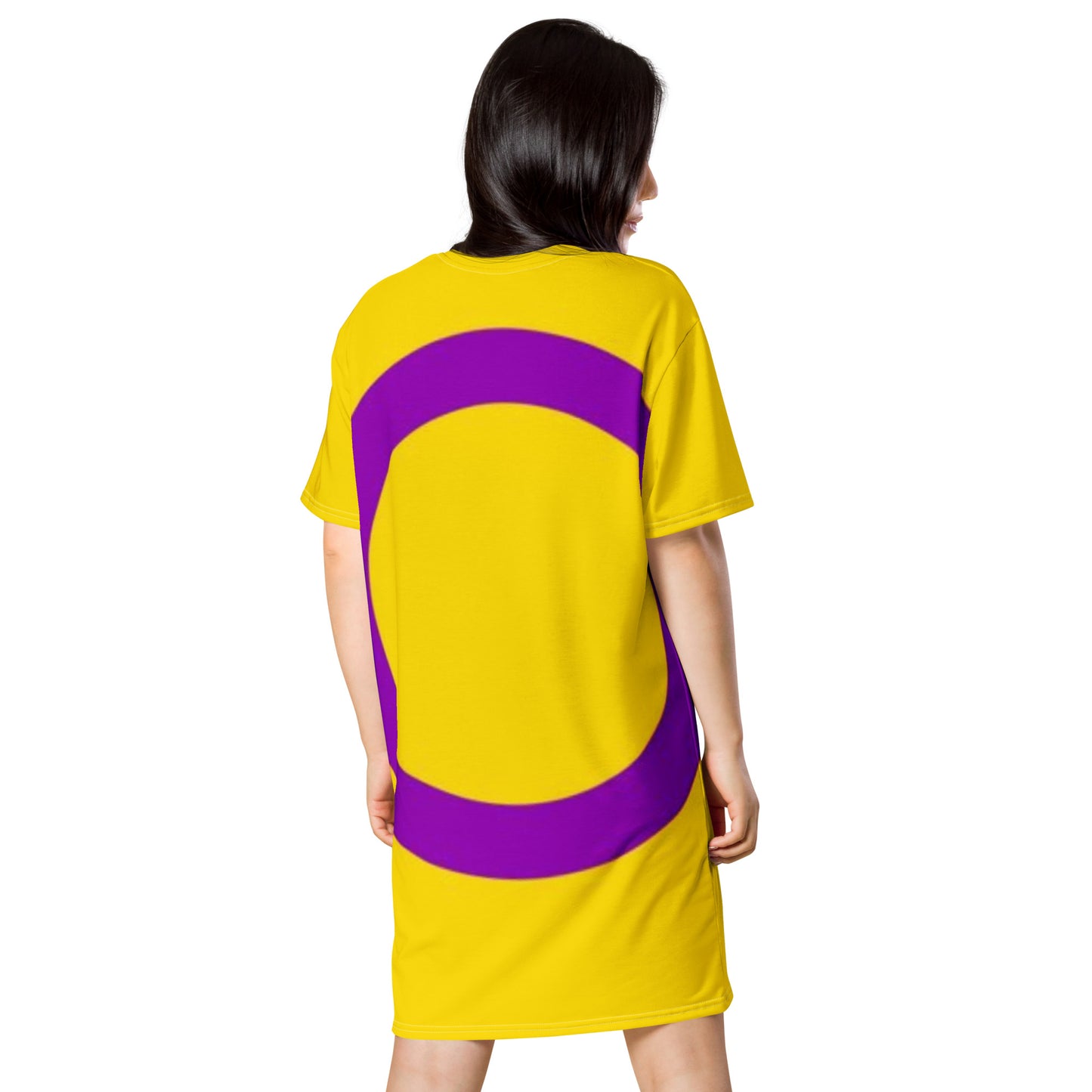 Intersex Pride Flag T-shirt dress