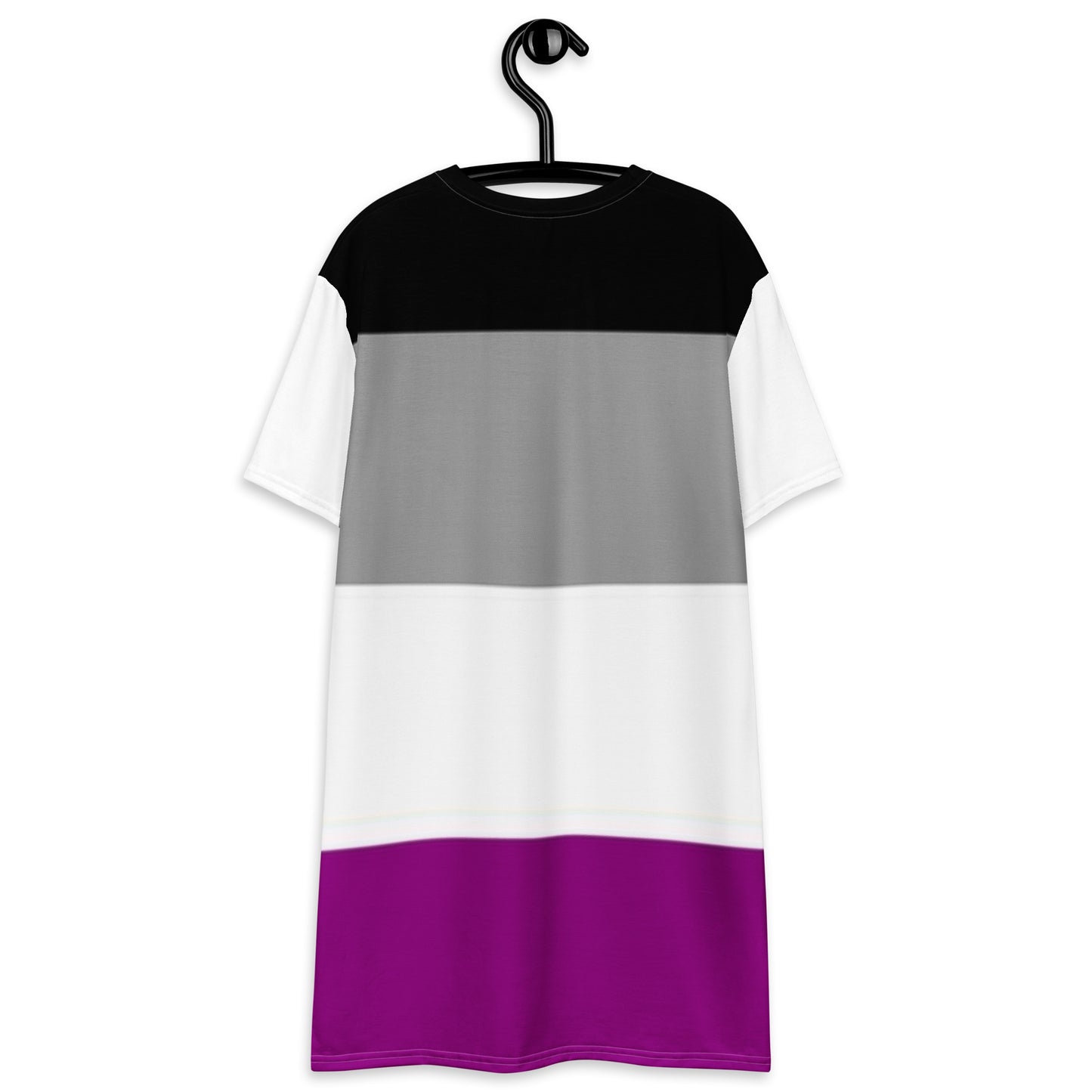 Asexual Pride Flag T-Shirt Dress