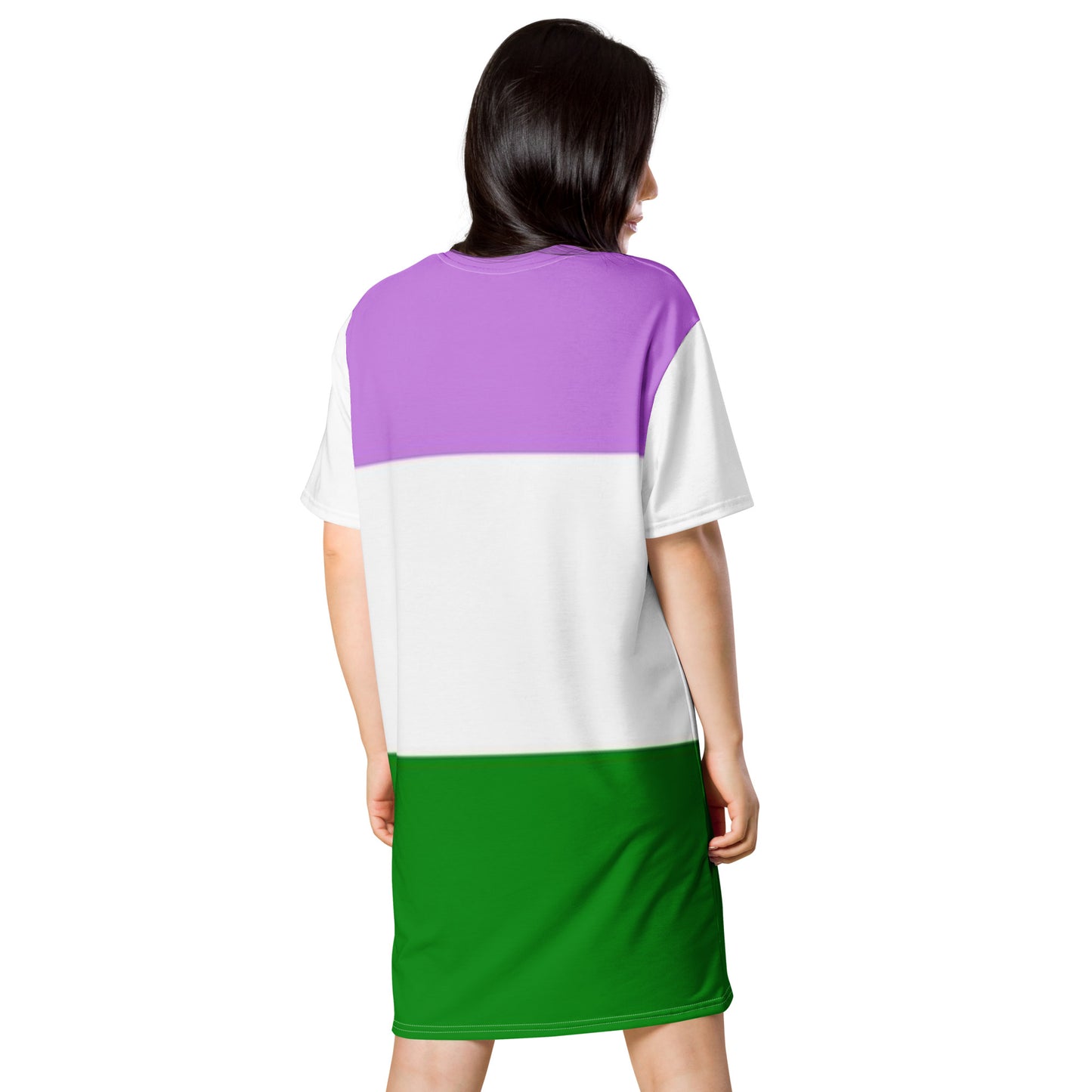 Genderqueer Pride Flag T-shirt Dress