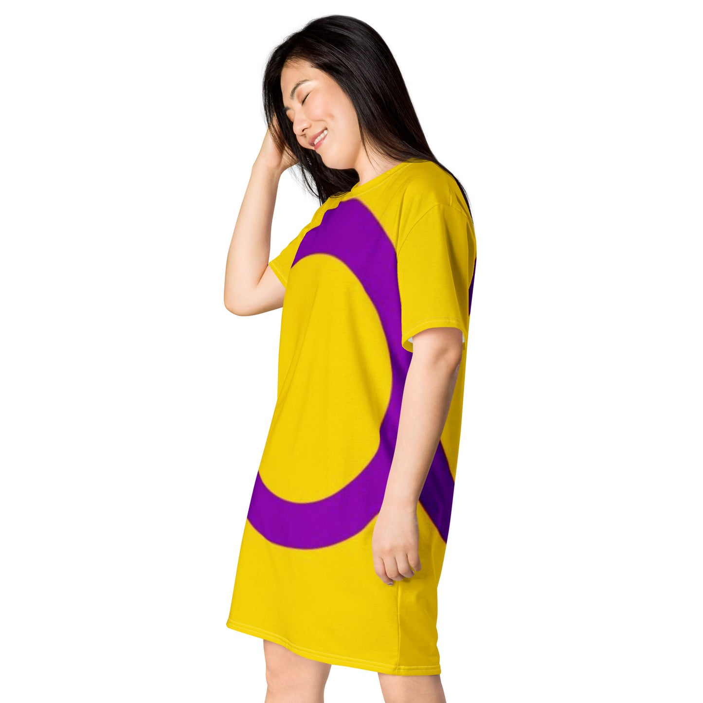 Intersex Pride Flag T-shirt dress