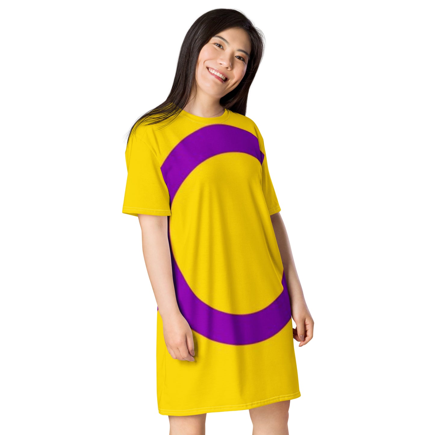 Intersex Pride Flag T-shirt dress