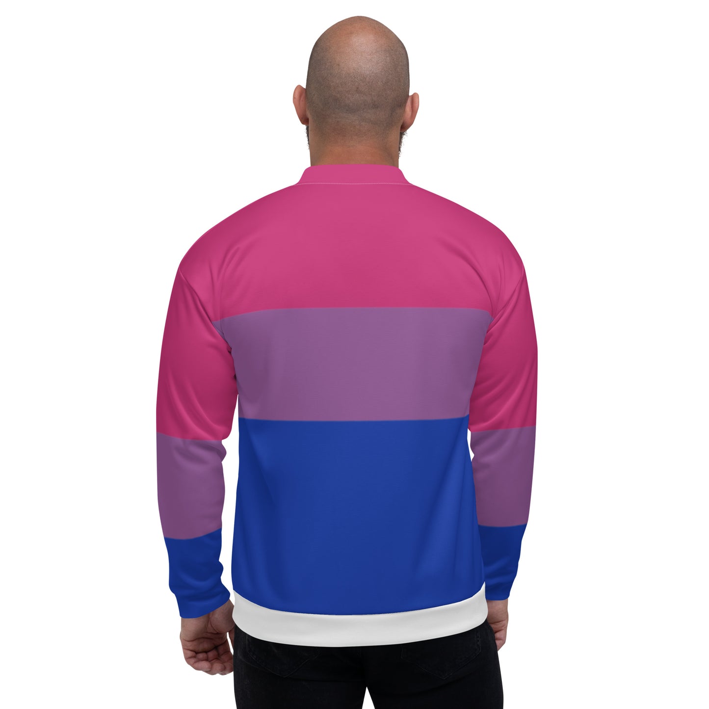 Bisexual Pride Flag Bomber Jacket