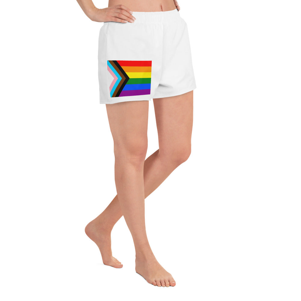 Progress Pride Flag Athletic Short Shorts