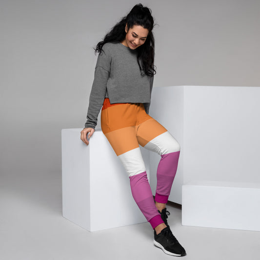 Lesbian Pride Flag Joggers