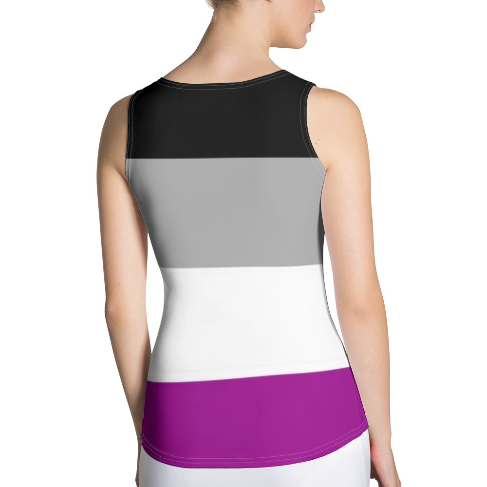 Asexual Pride Flag Tank Top