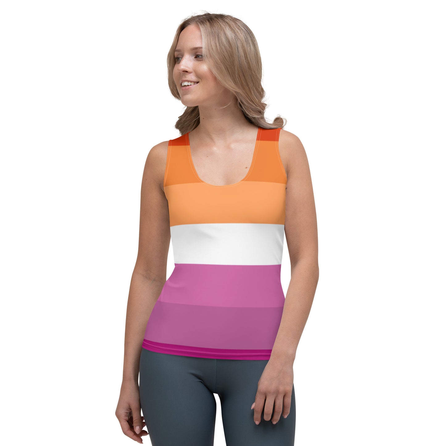 Lesbian Pride Flag Tank Top