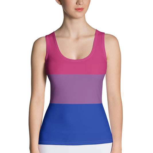 Bisexual Pride Flag Tank Top