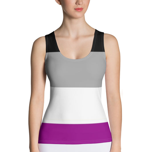 Asexual Pride Flag Tank Top