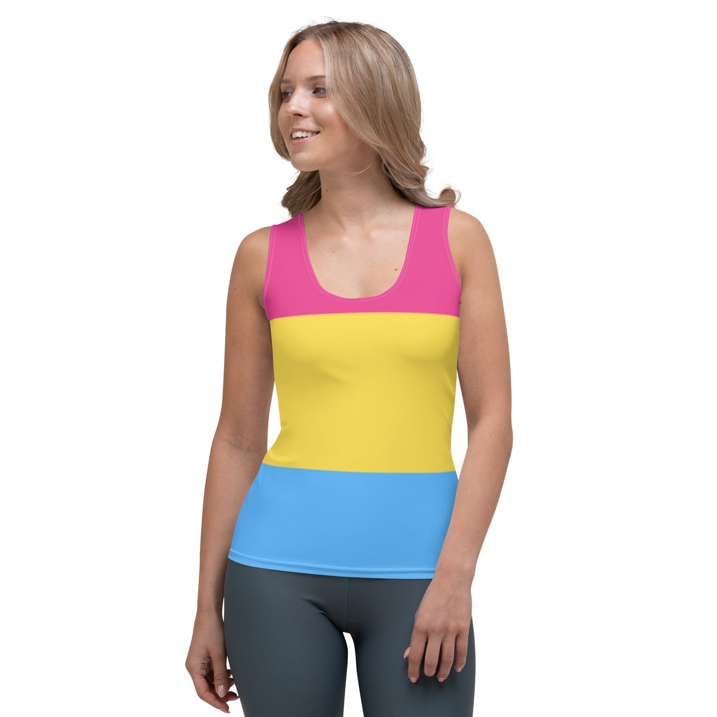 Pansexual Pride Flag Tank Top