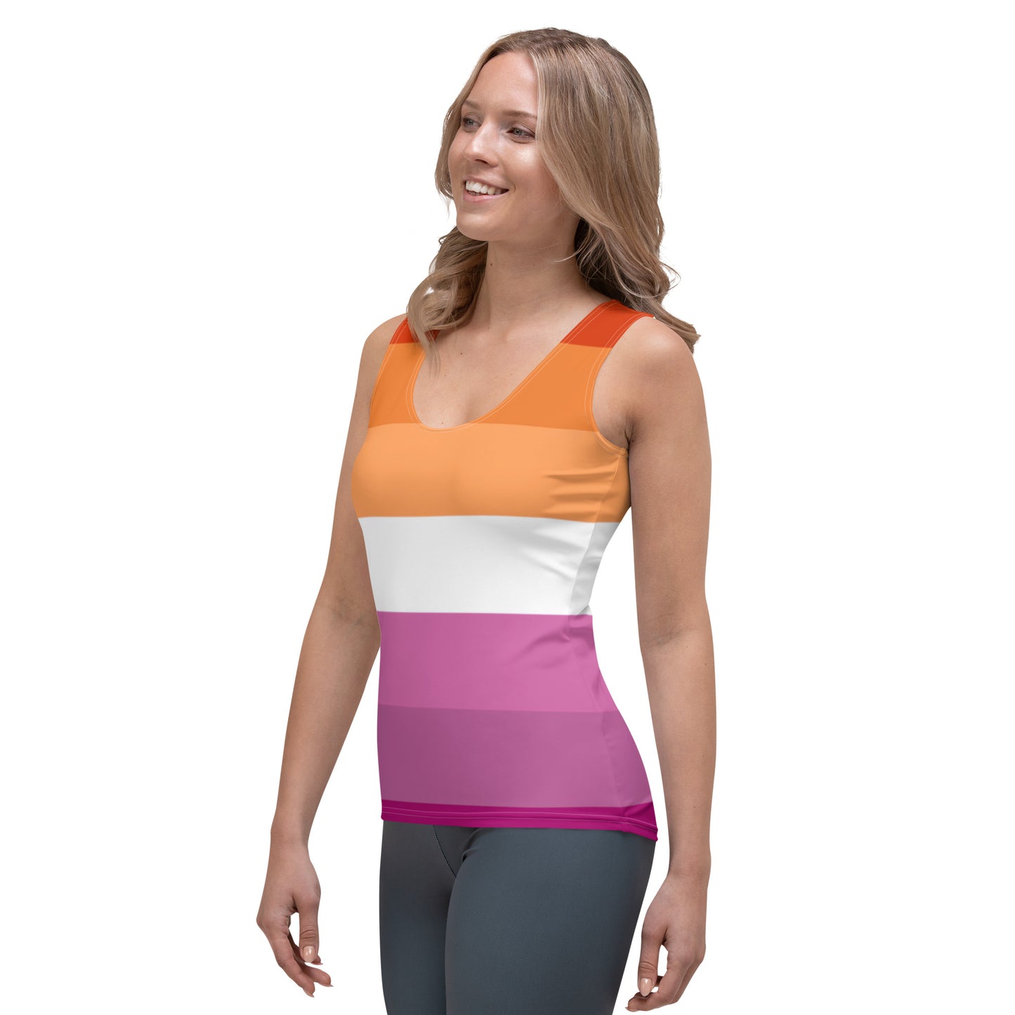 Lesbian Pride Flag Tank Top