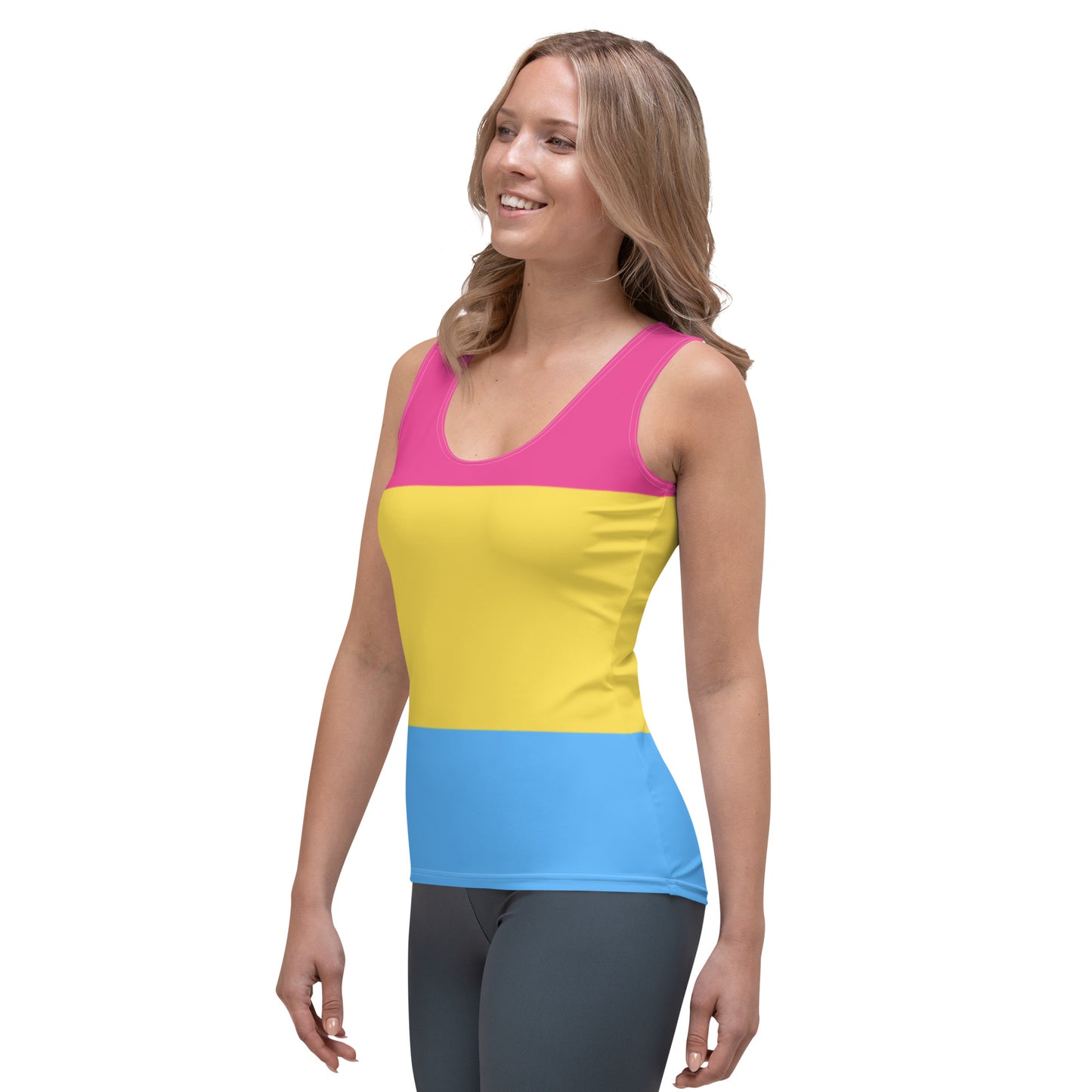 Pansexual Pride Flag Tank Top