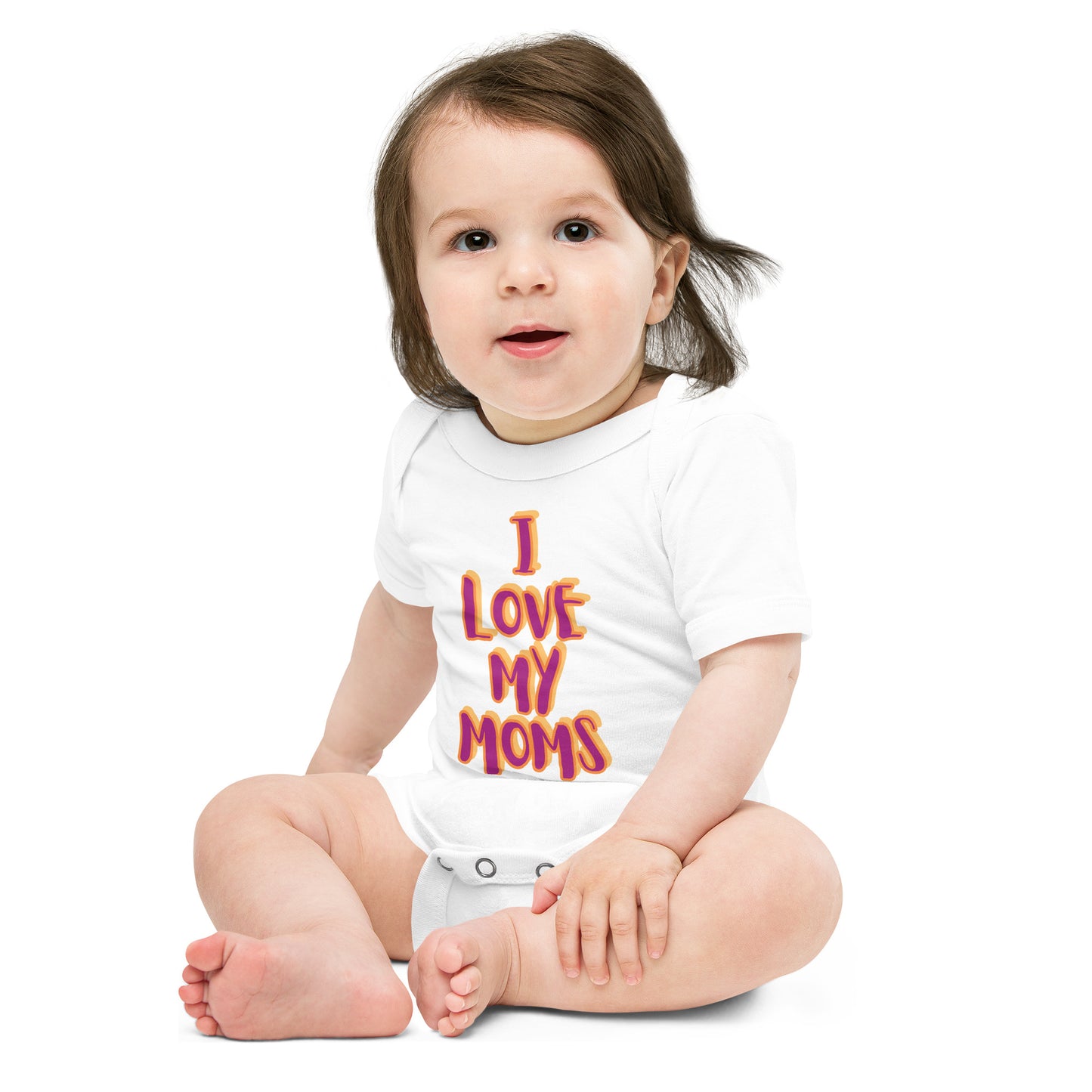 Lesbian Pride Baby Short Sleeve OnP piece