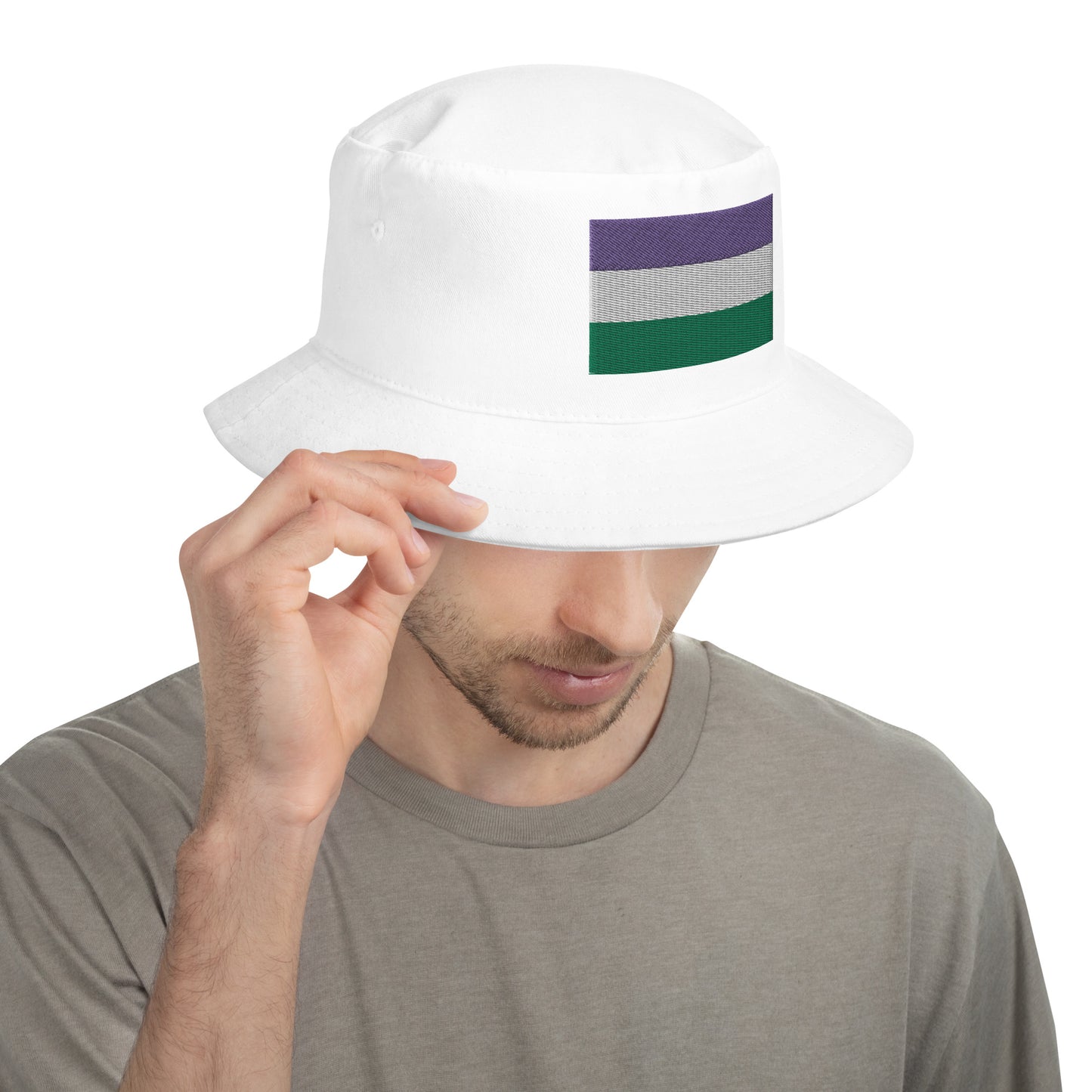 Genderqueer Pride Flag Bucket Hat