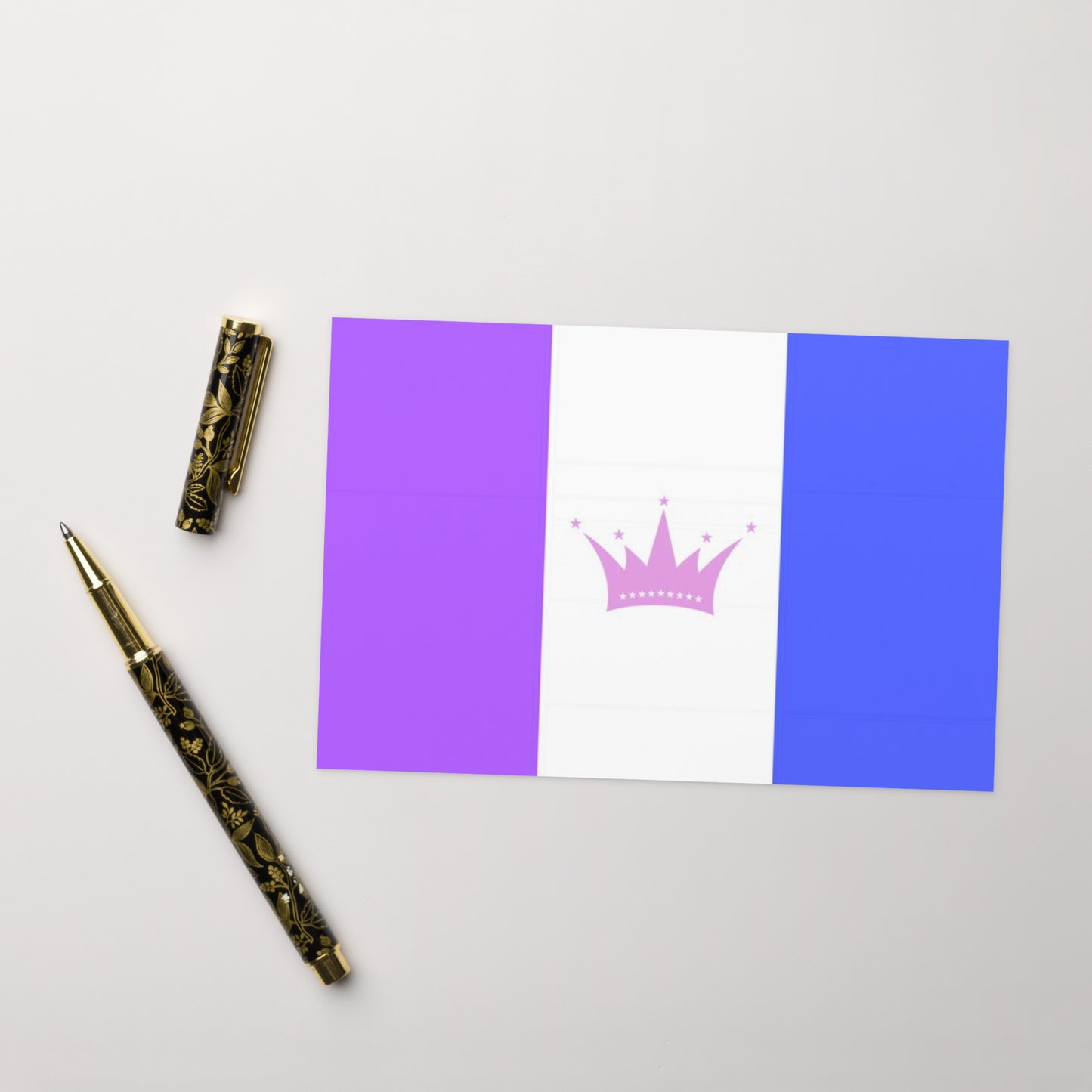 Drag Pride Flag Greeting card