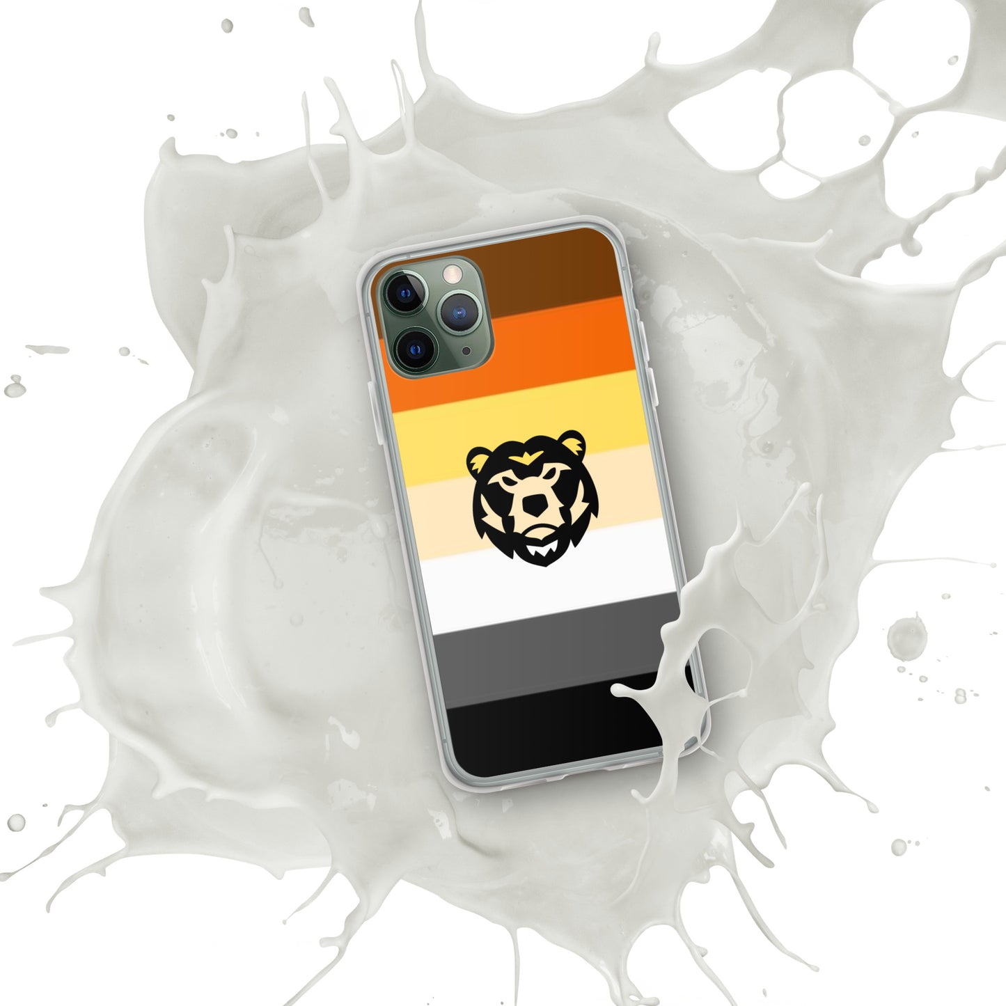 Bear Brotherhood Pride Flag iPhone Case