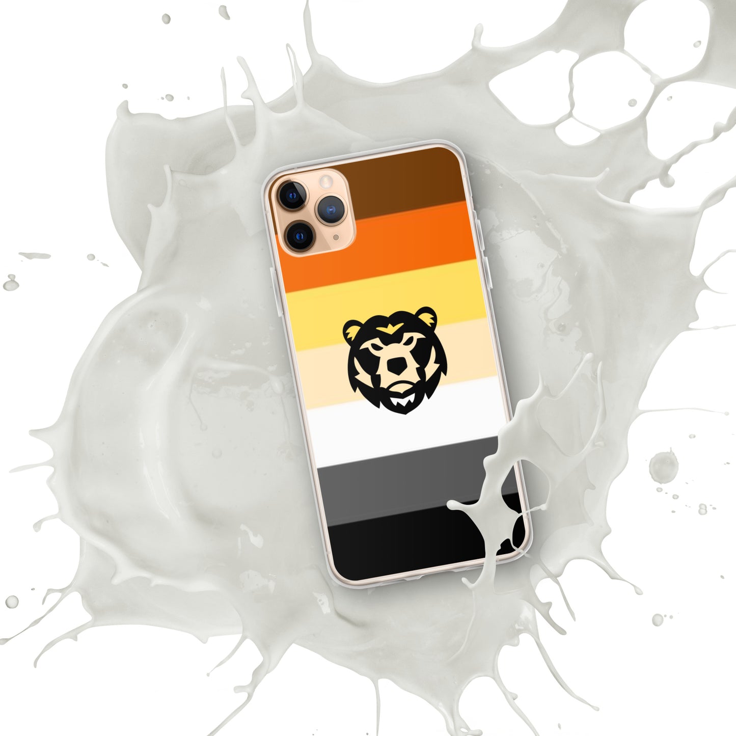 Bear Brotherhood Pride Flag iPhone Case