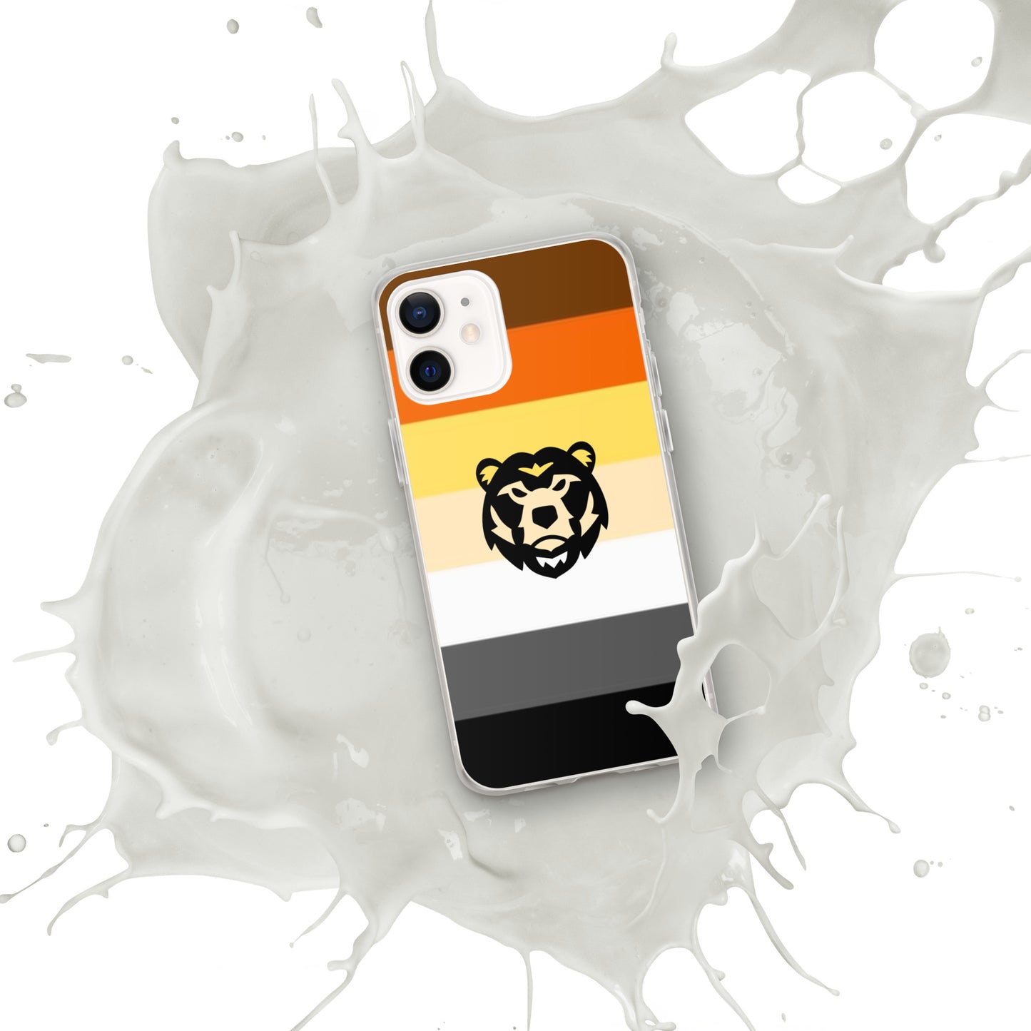 Bear Brotherhood Pride Flag iPhone Case