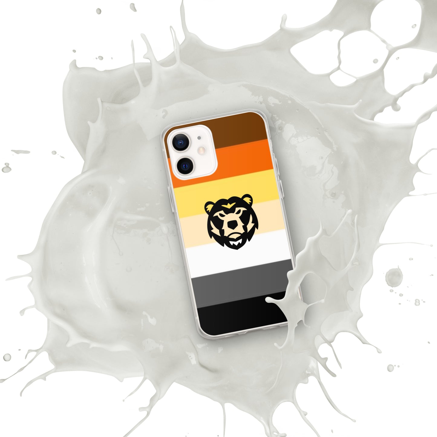 Bear Brotherhood Pride Flag iPhone Case