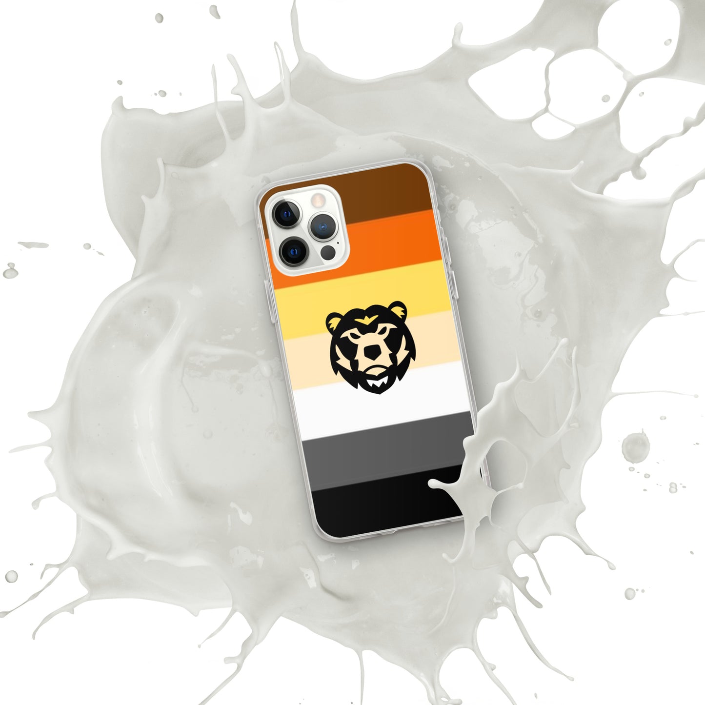 Bear Brotherhood Pride Flag iPhone Case