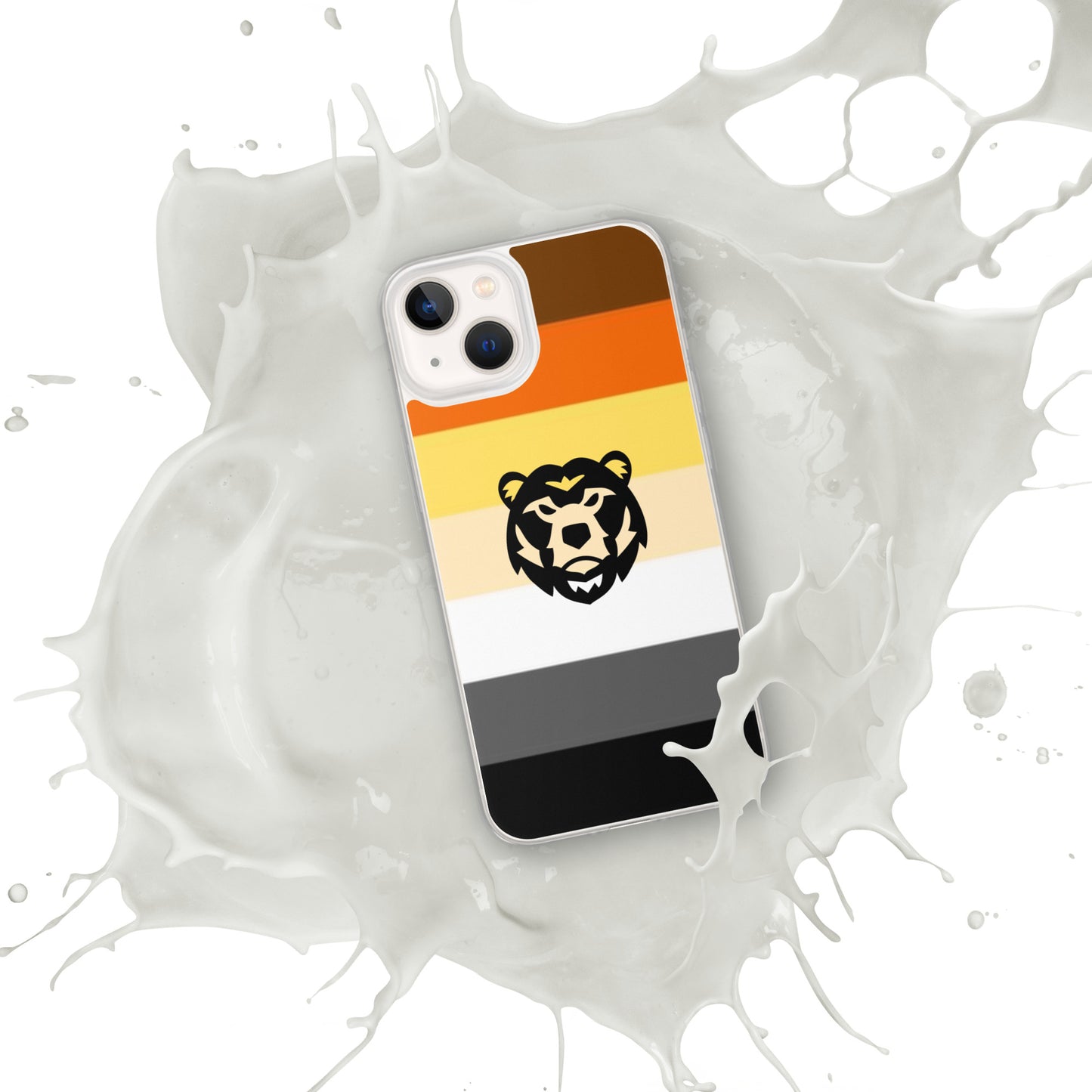 Bear Brotherhood Pride Flag iPhone Case