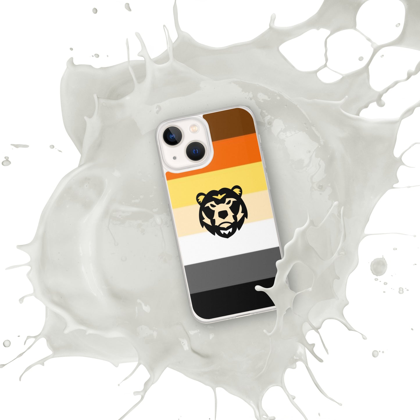 Bear Brotherhood Pride Flag iPhone Case