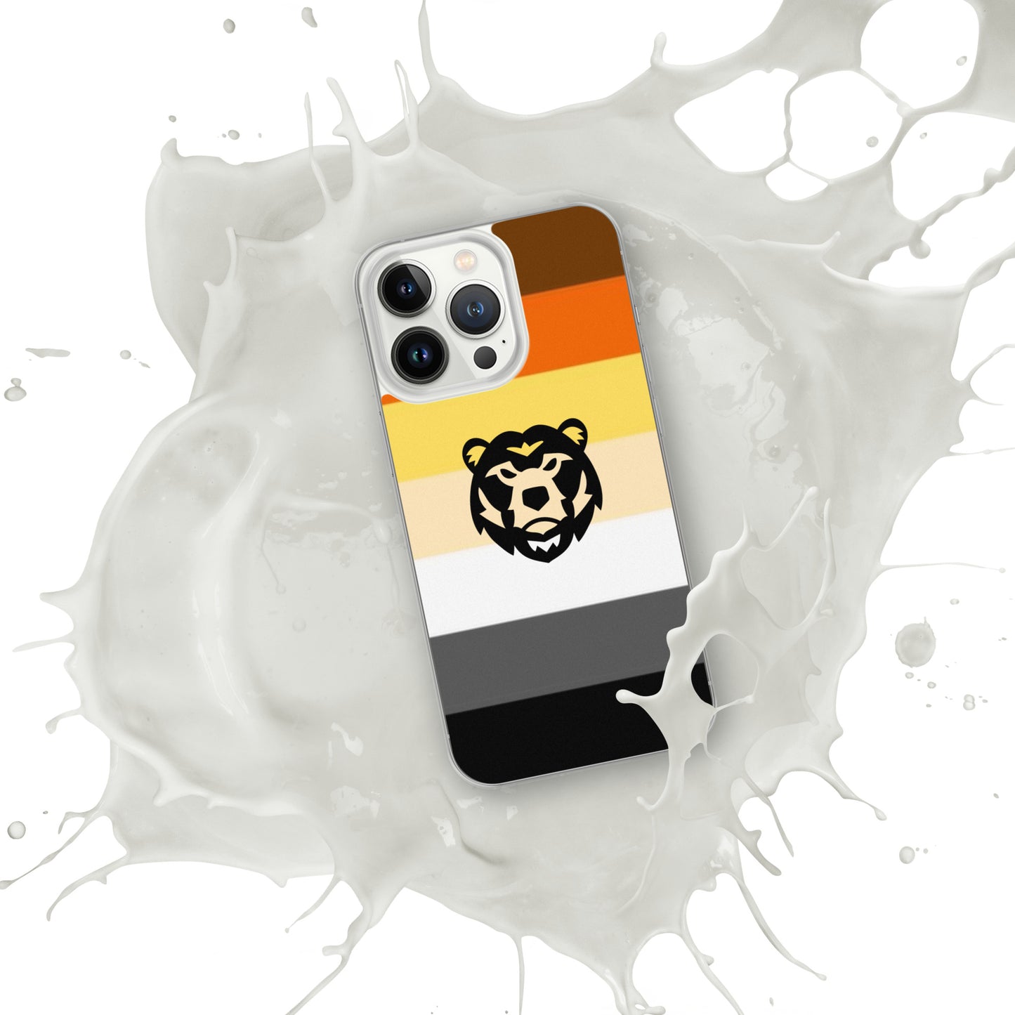 Bear Brotherhood Pride Flag iPhone Case