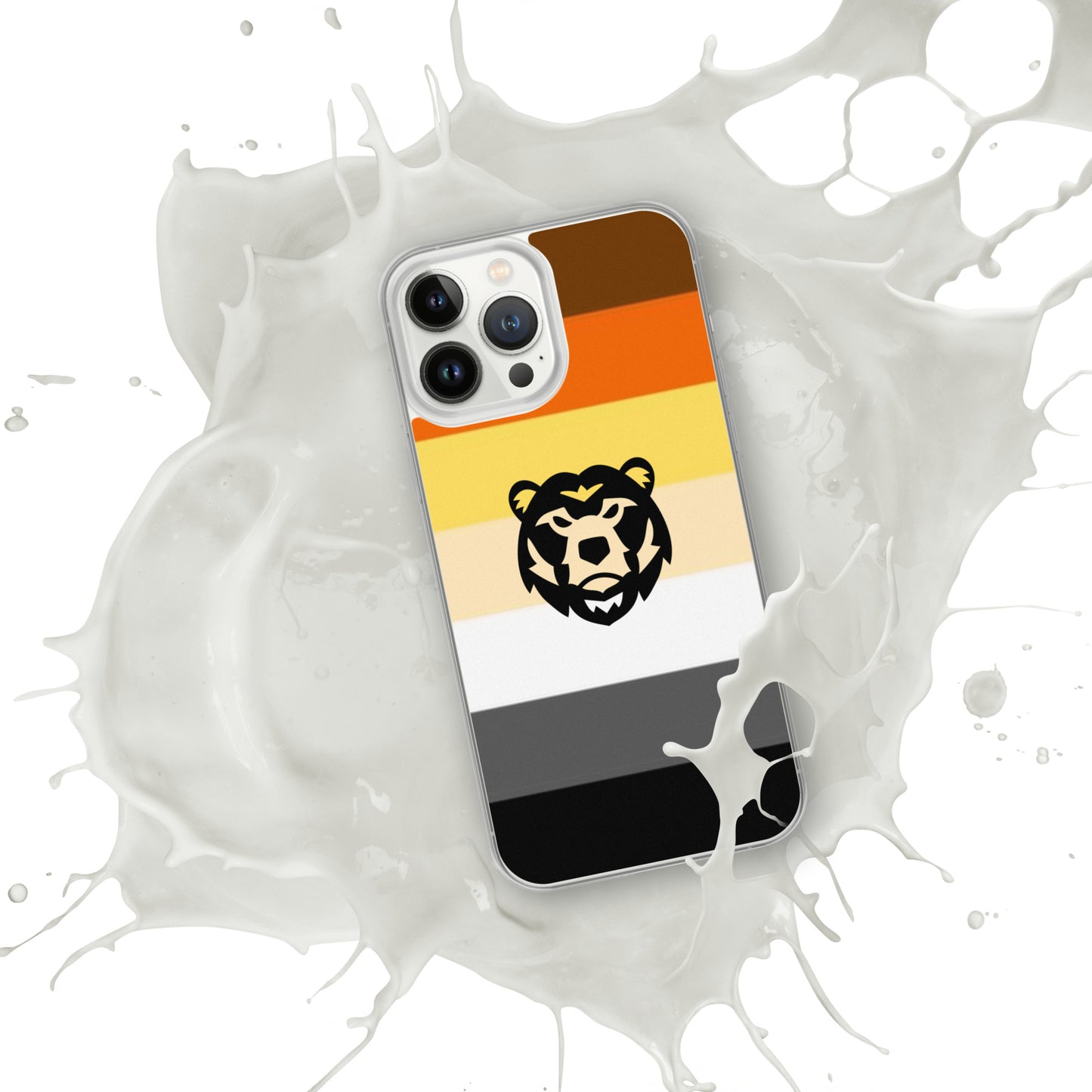 Bear Brotherhood Pride Flag iPhone Case