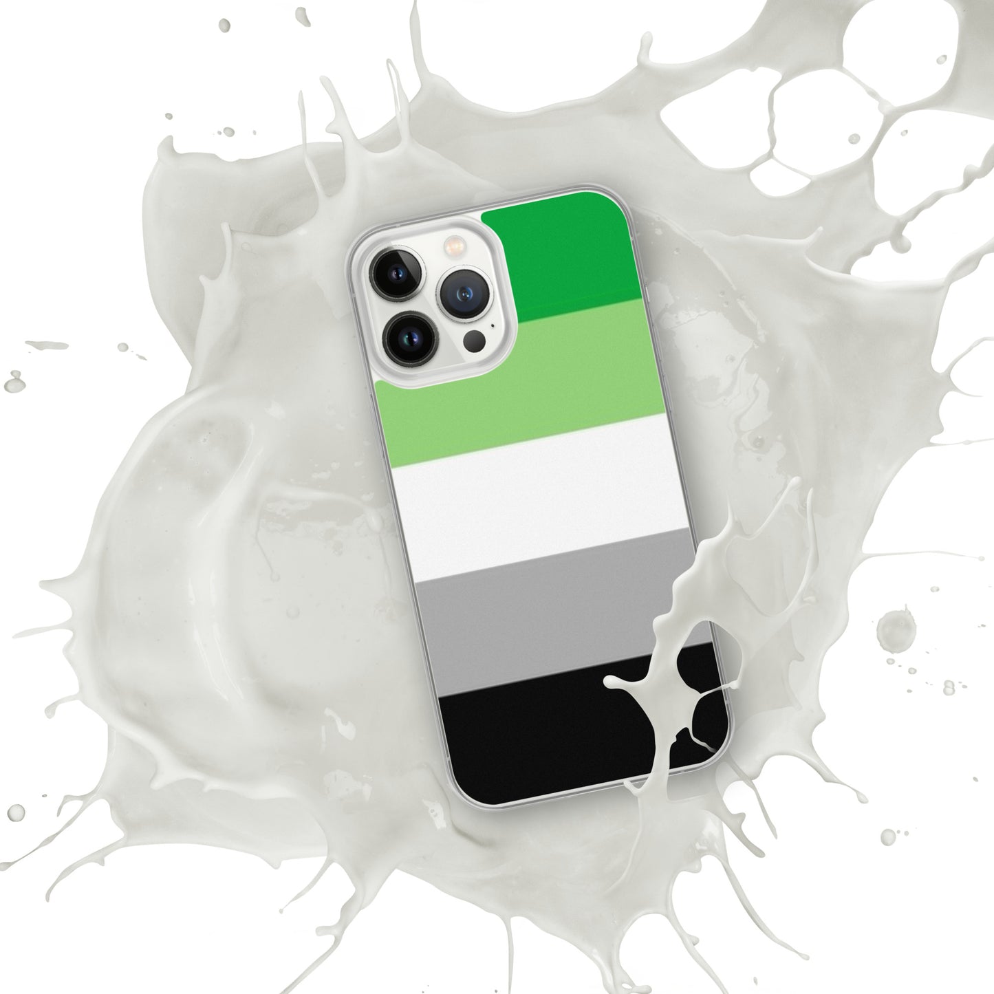 Aromantic Pride Flag iPhone Case