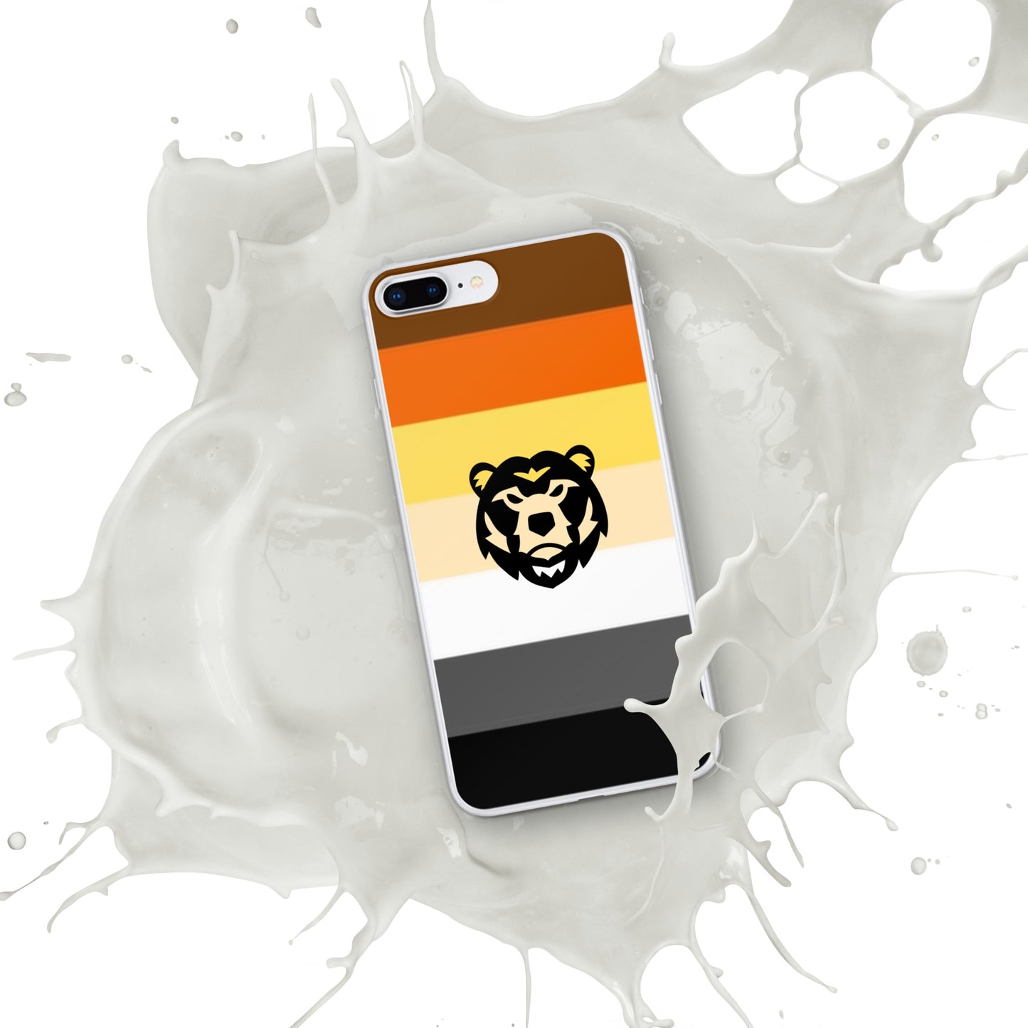 Bear Brotherhood Pride Flag iPhone Case