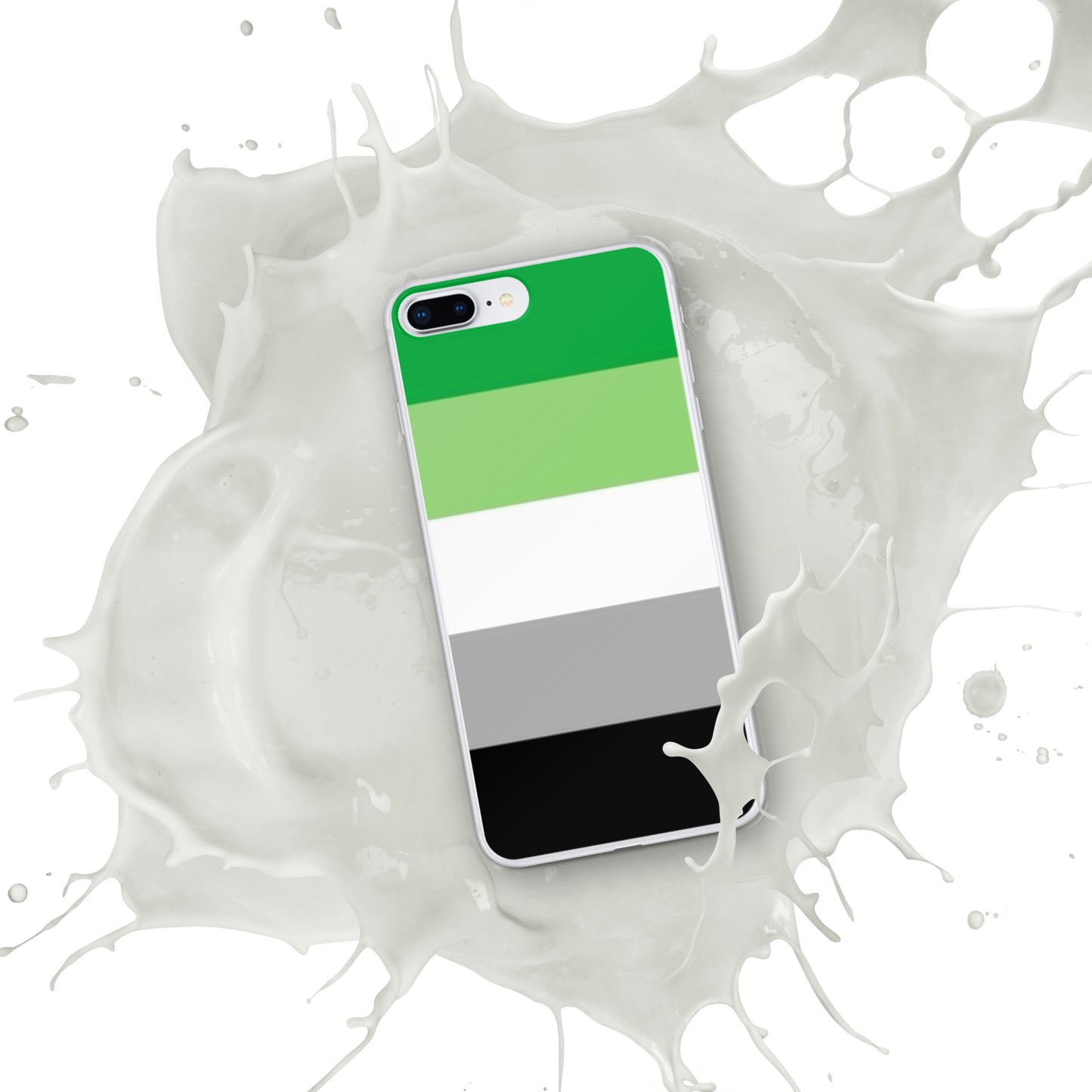 Aromantic Pride Flag iPhone Case