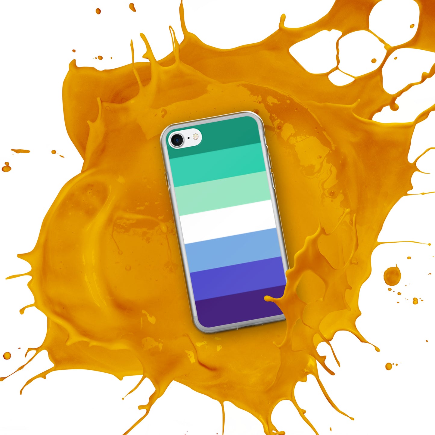 Gay Men's Pride Flag iPhone Case