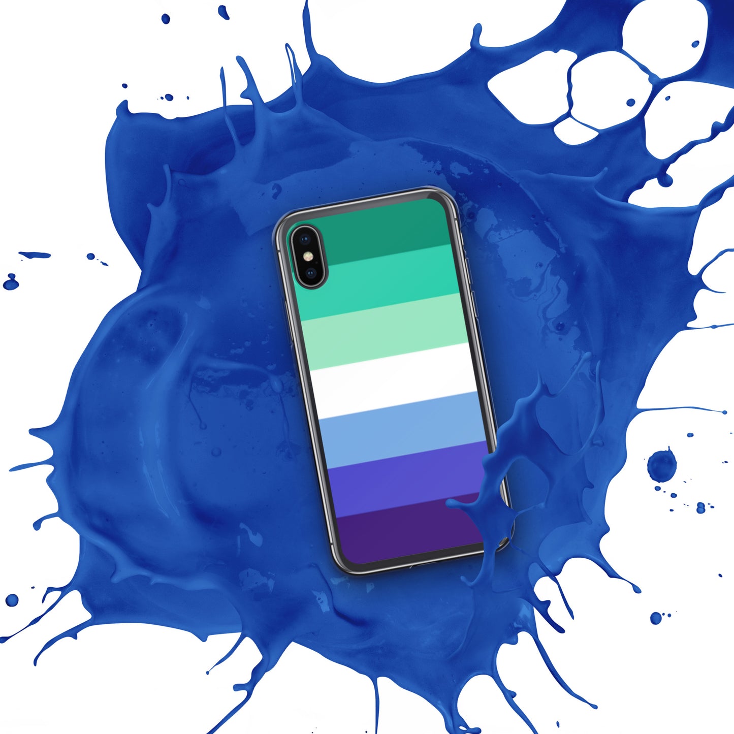 Gay Men's Pride Flag iPhone Case