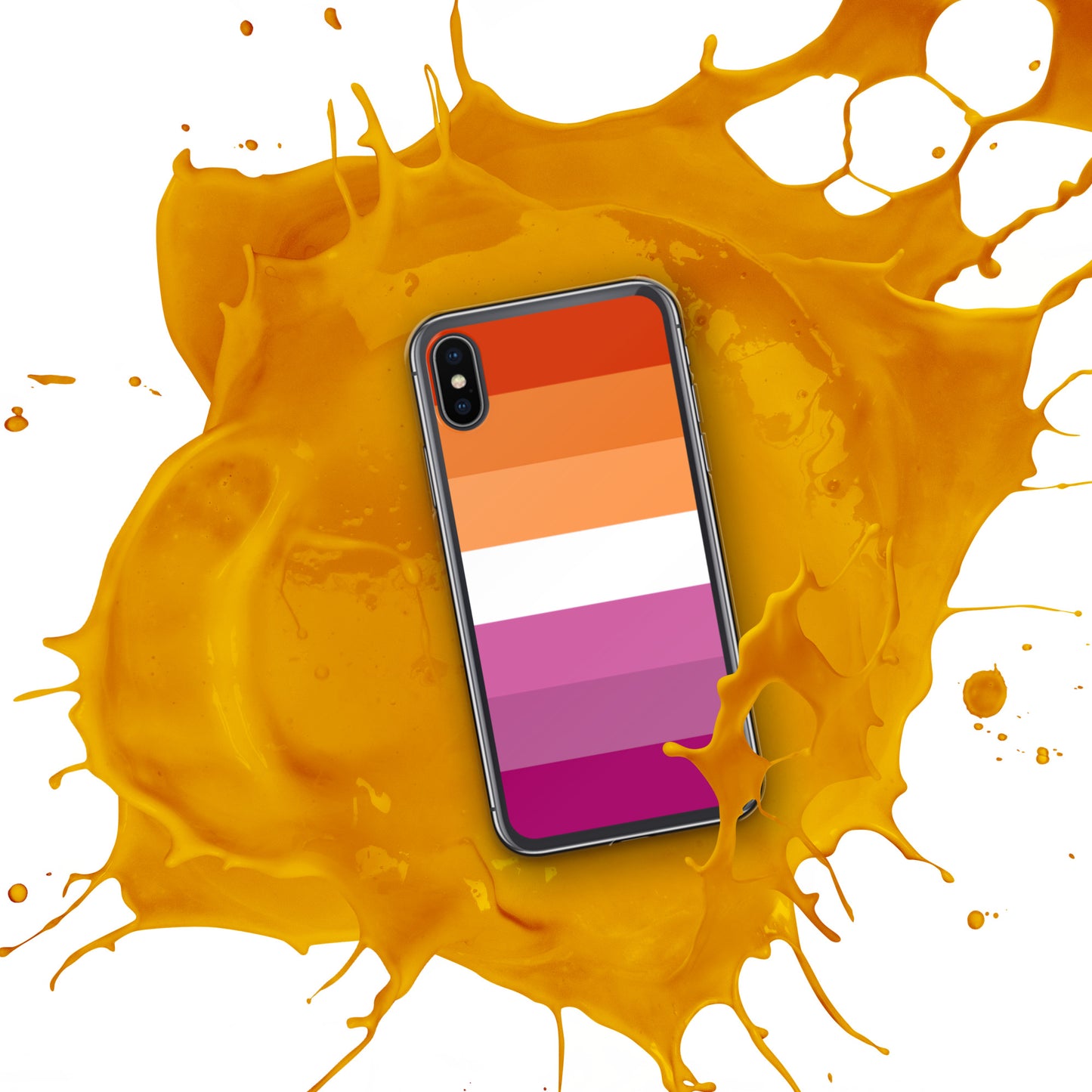 Lesbian Pride Flag iPhone Case